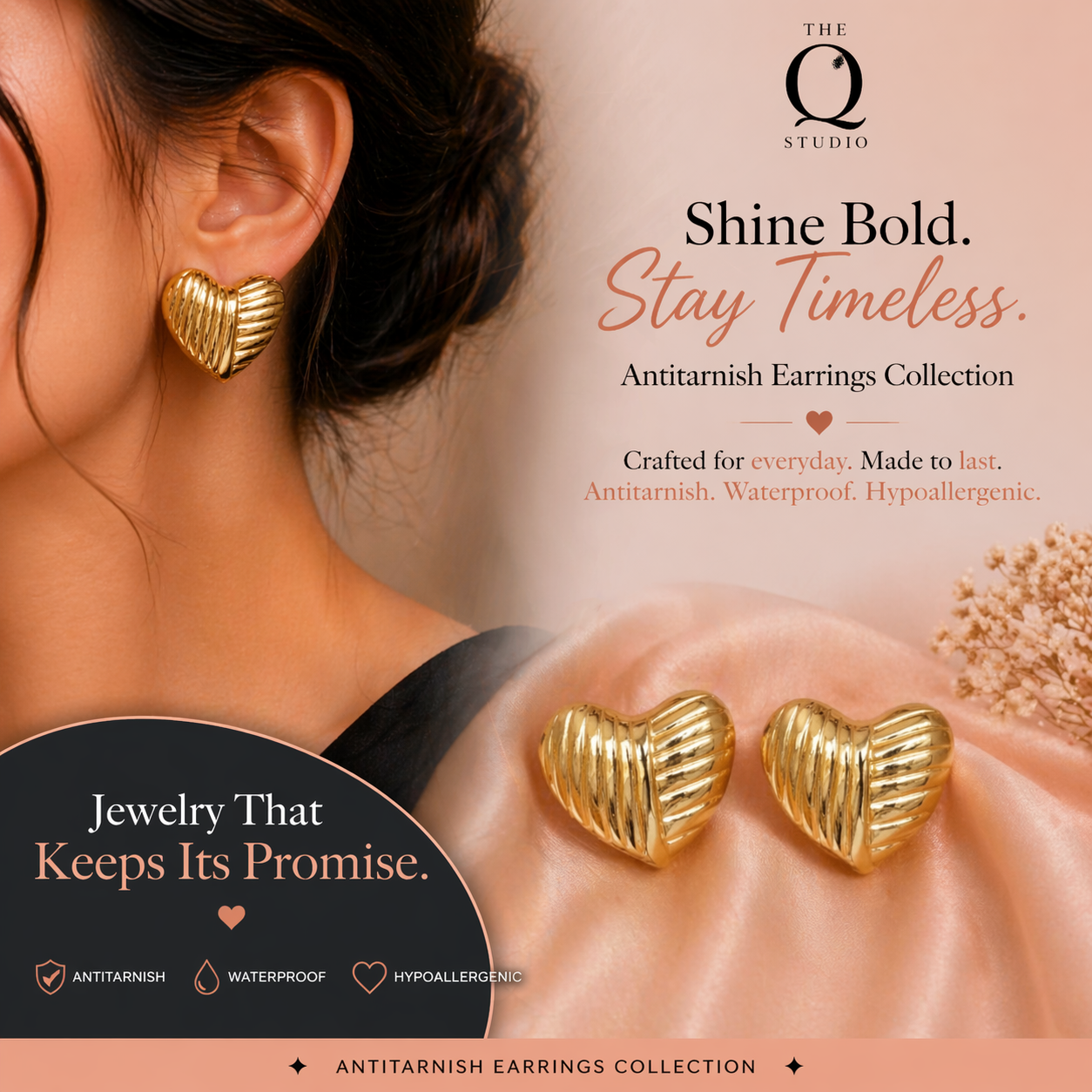 ANTITARNISH EARRING