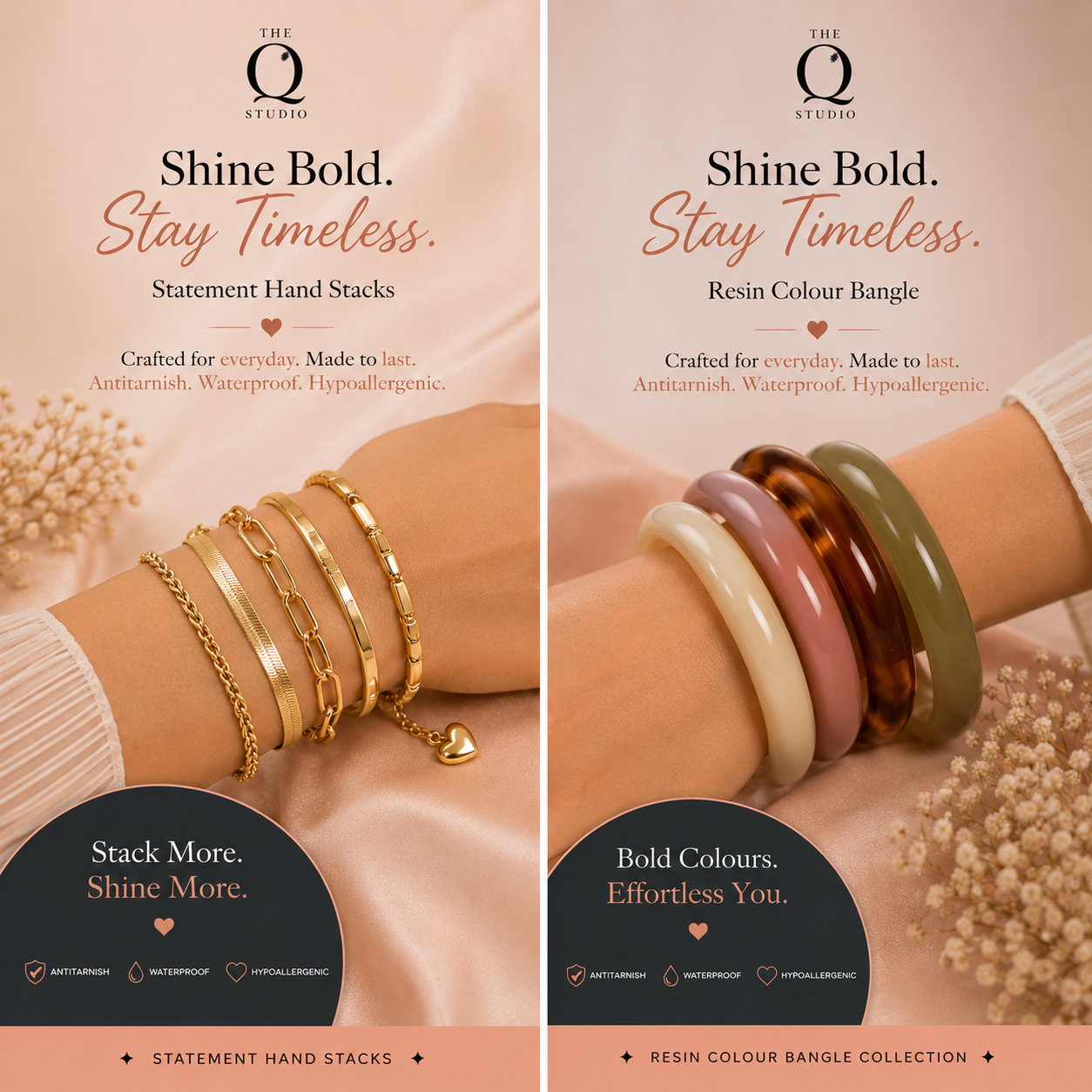 STATEMENT HAND STACKS