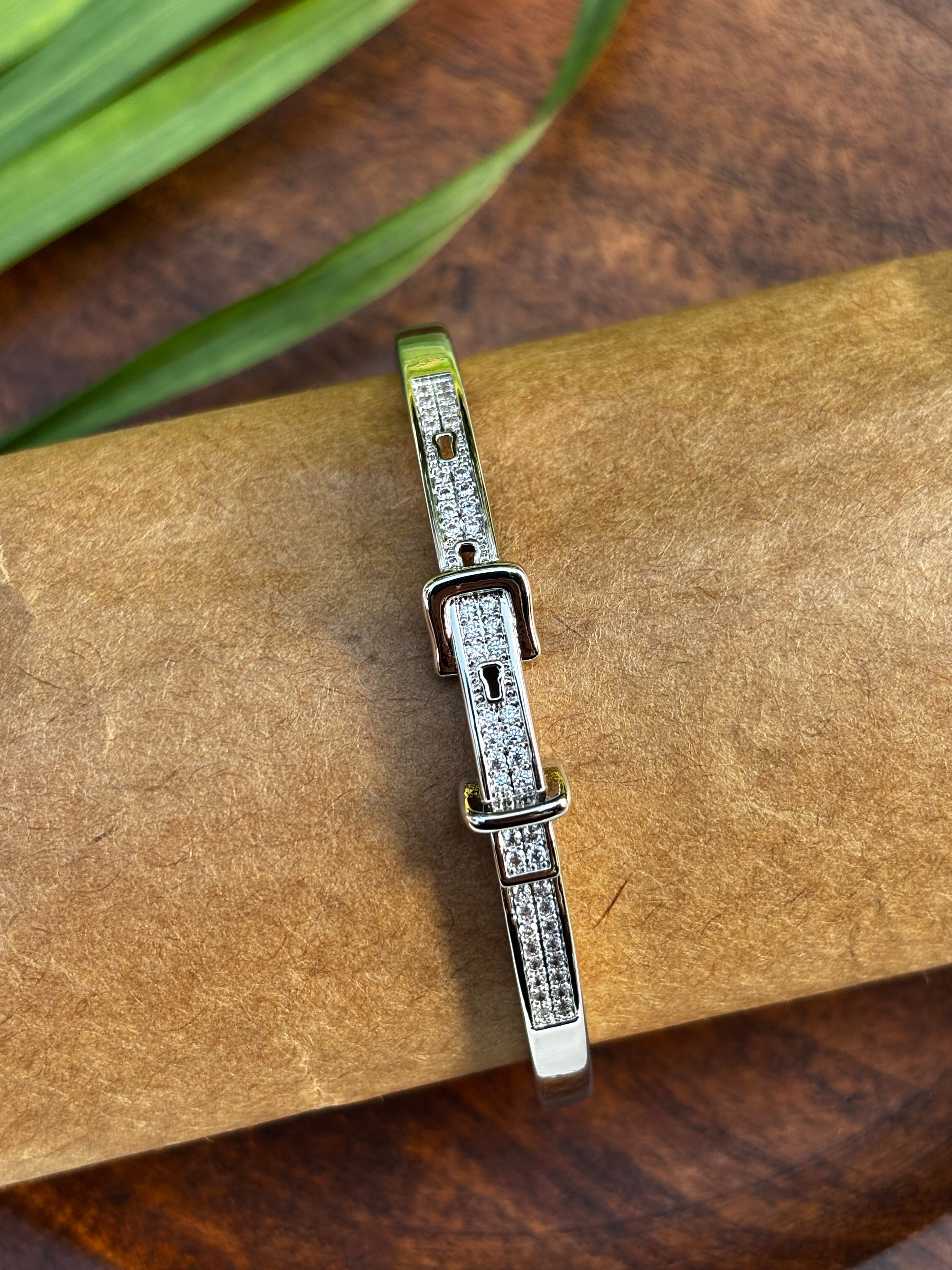 ANTITARNISH SILVER BELT DESIGN KADA