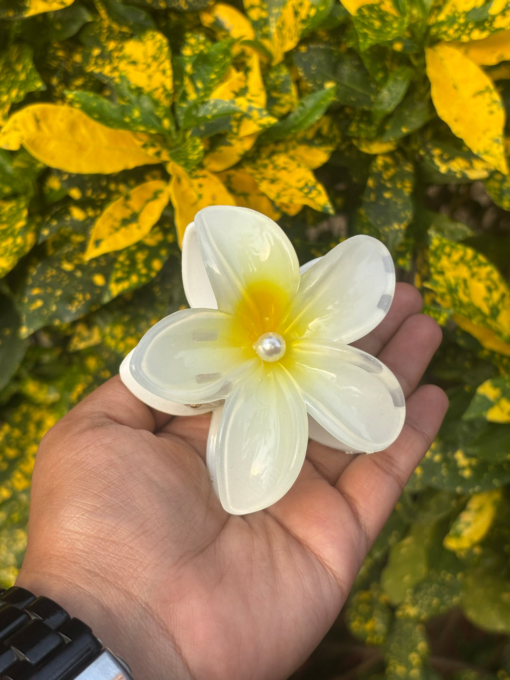 JASMINE FLOWER HAIR CLIP