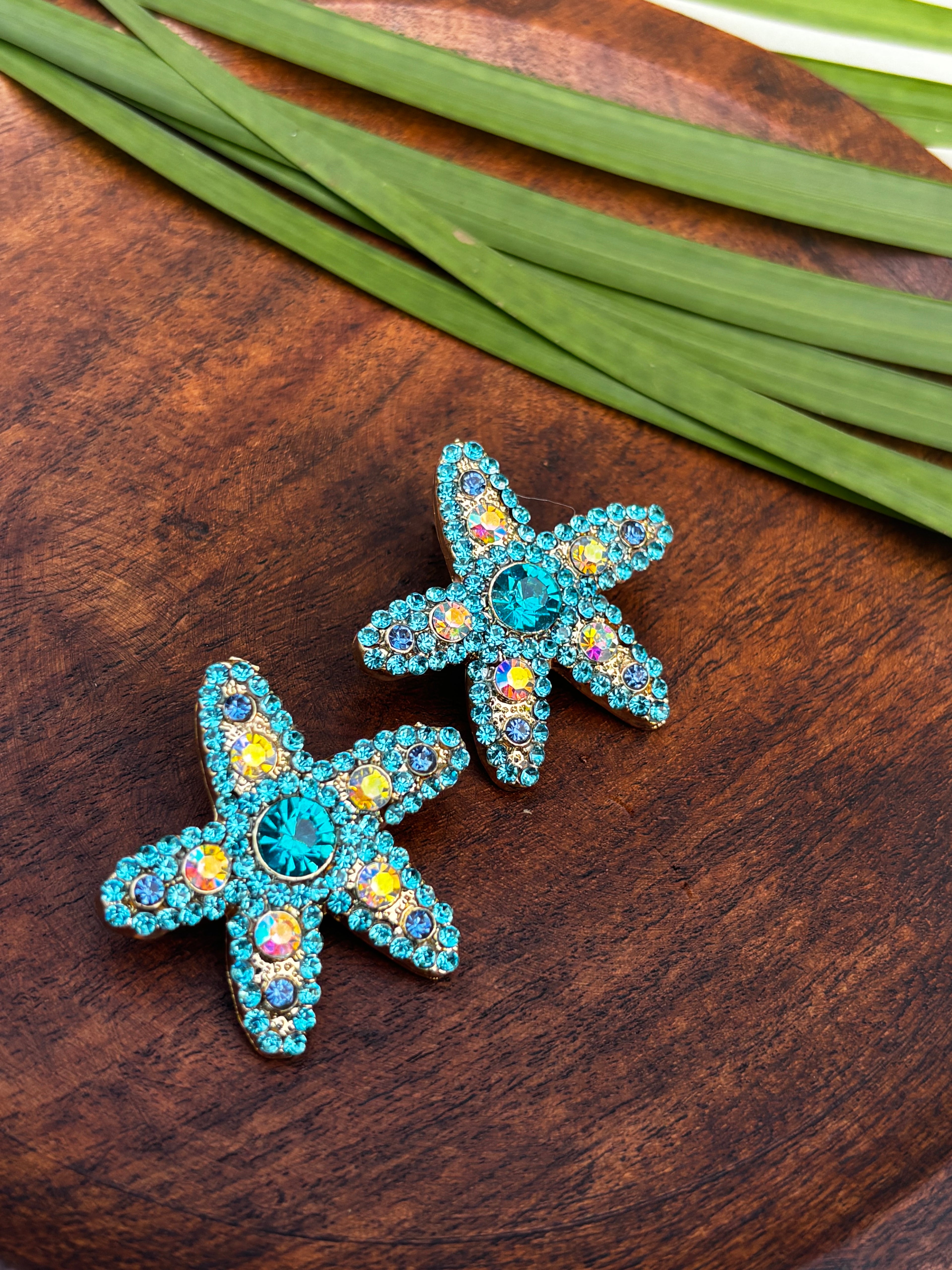 SNOWY STARFISH EARRING