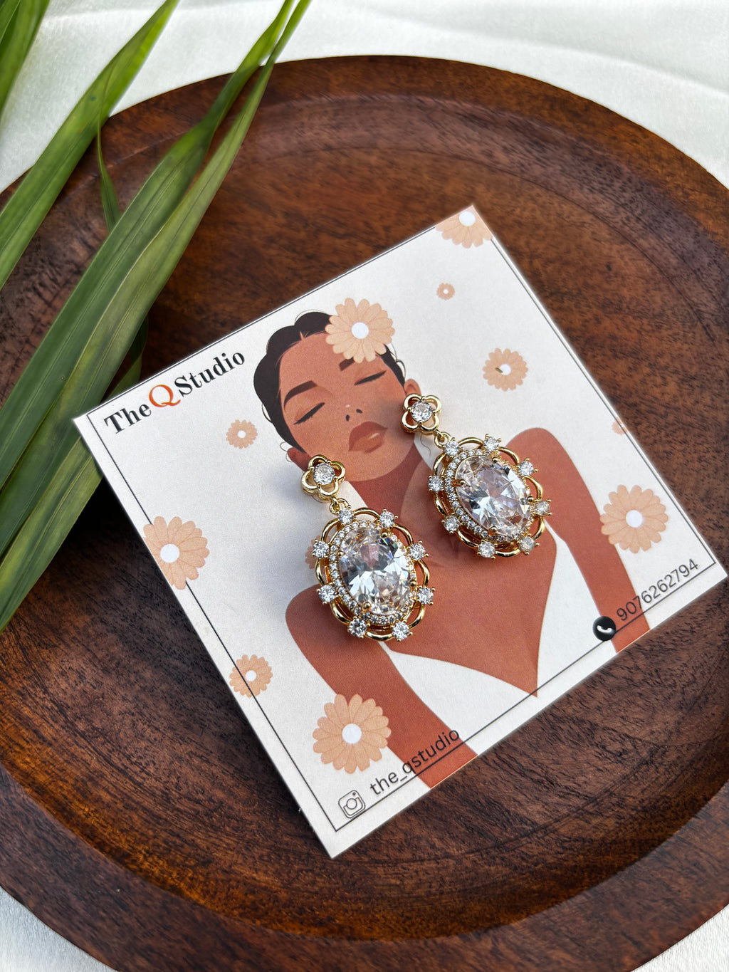 AMERICAN DIAMOND EARRINGS