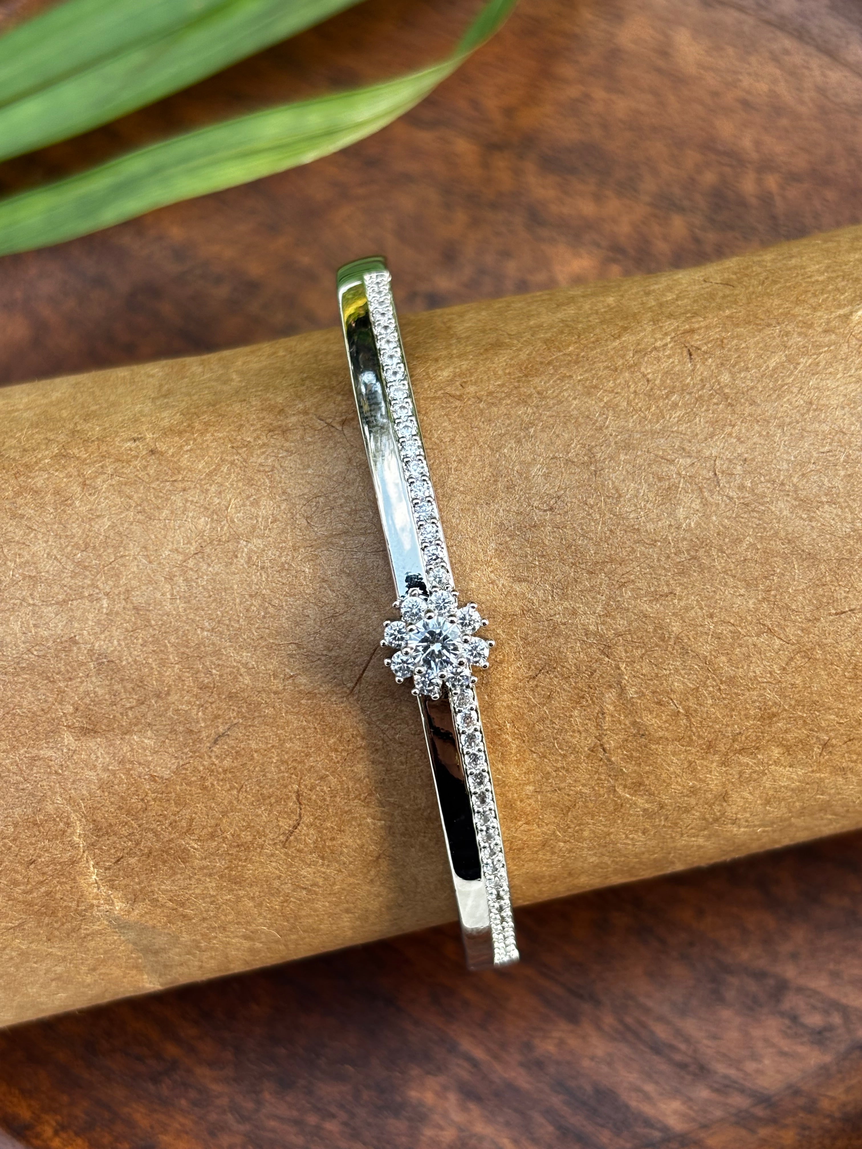ANTITARNISH SILVER AD FLOWER KADA