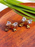 ANTITARNISH AD BOW EARRING