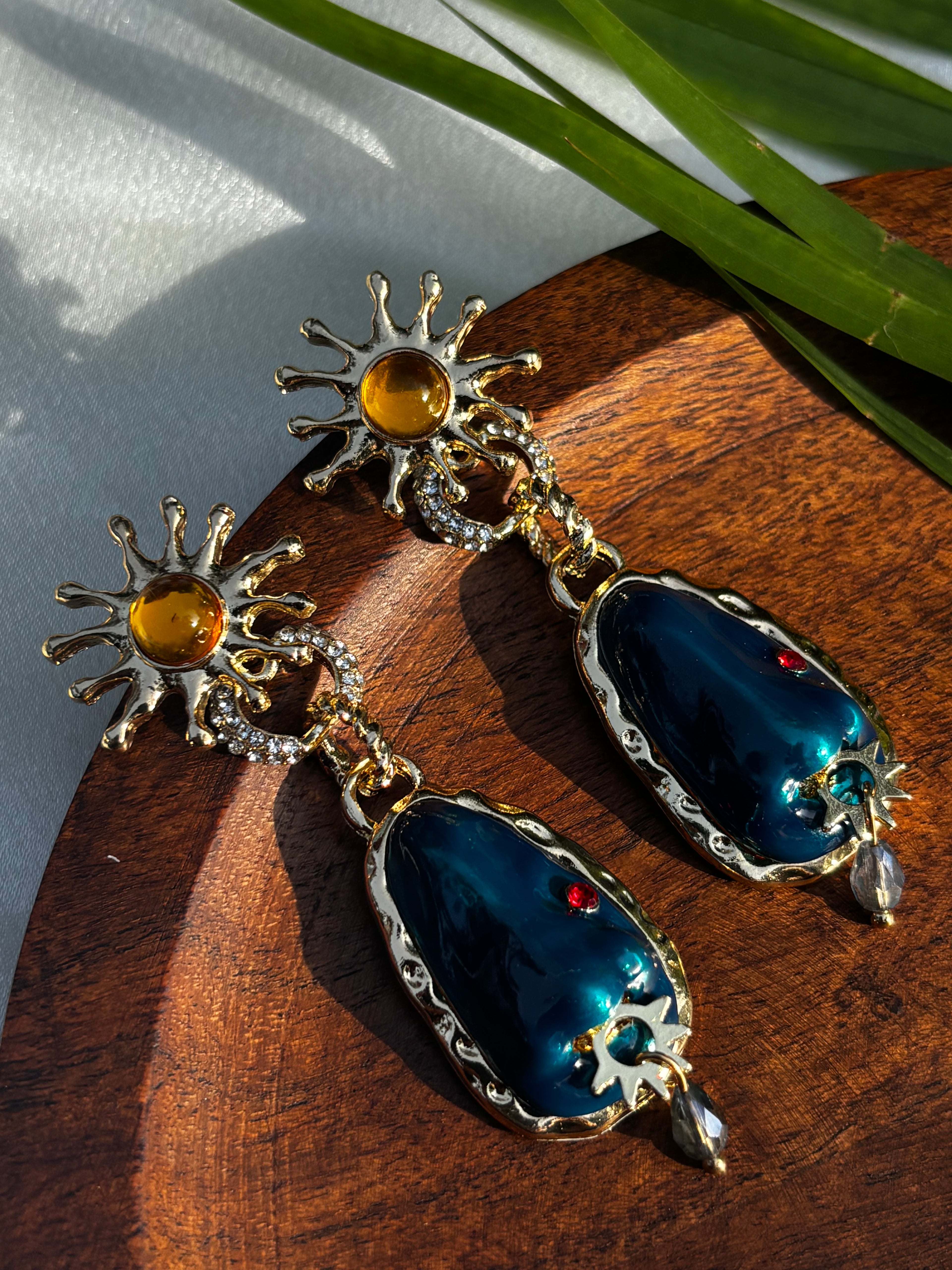 BLUE SUNNY EARRING