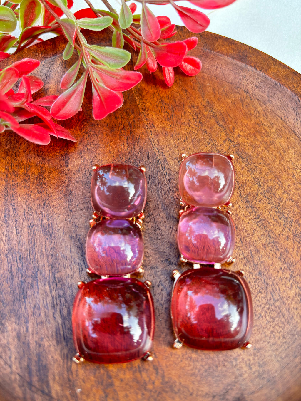 PINK GLASS DROPS