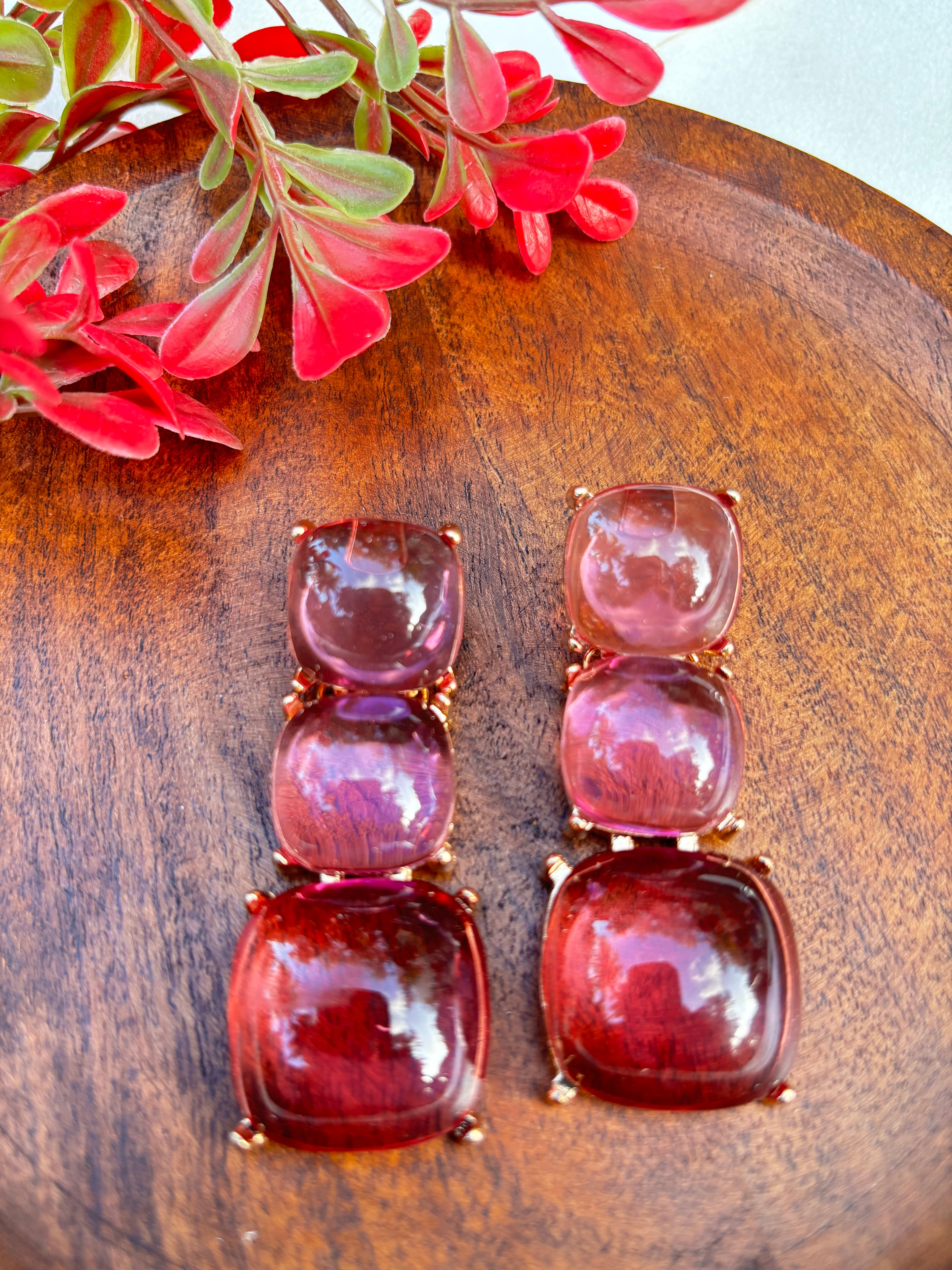 PINK GLASS DROPS