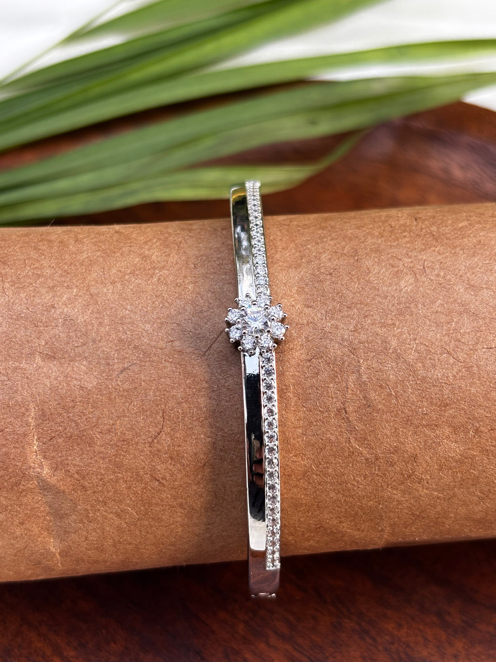 ANTITARNISH SILVER AD FLOWER KADA