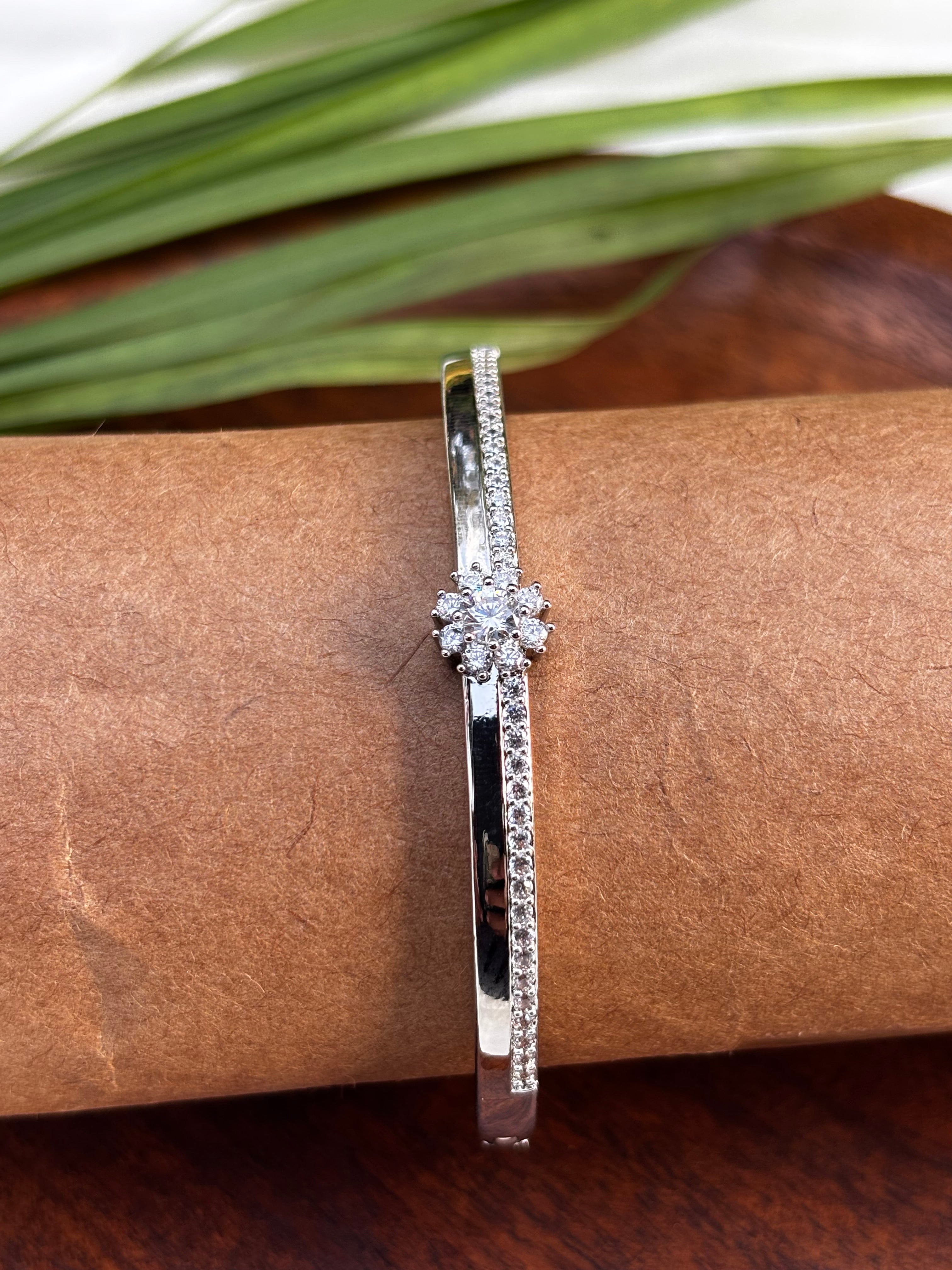 ANTITARNISH SILVER AD FLOWER KADA