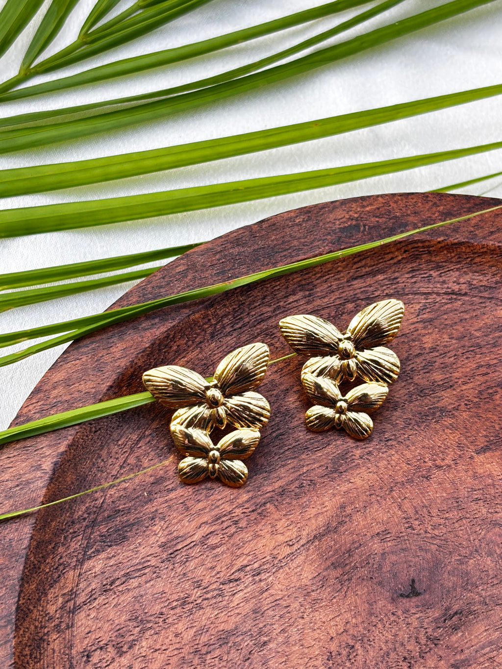 ANTITARNISH BUTTERFLY EARRING