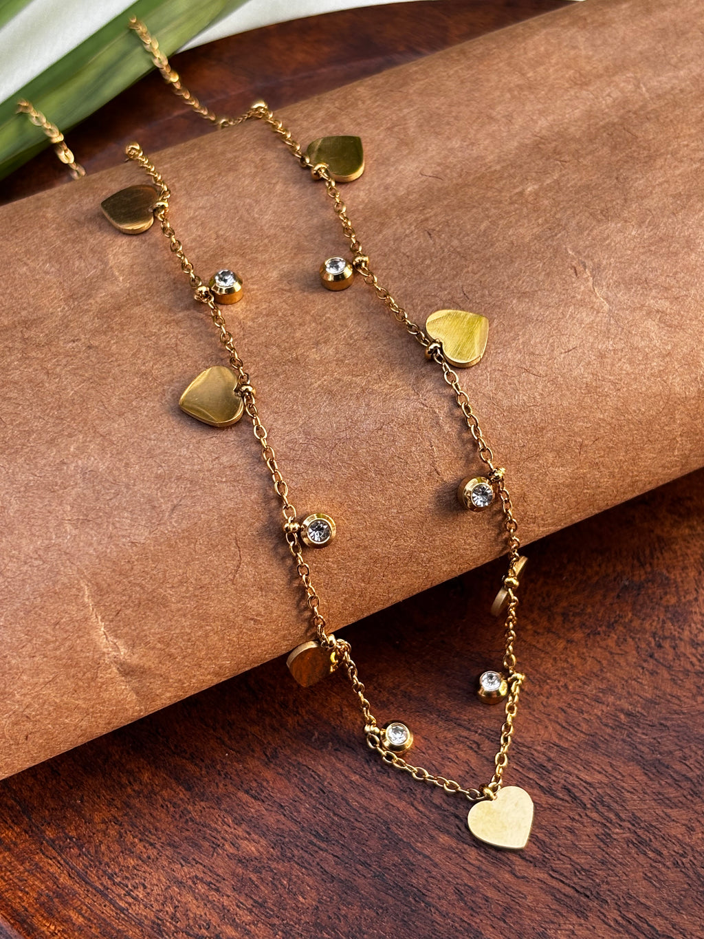 LITTLE HEART AD CHARM CHAIN NECKLACE
