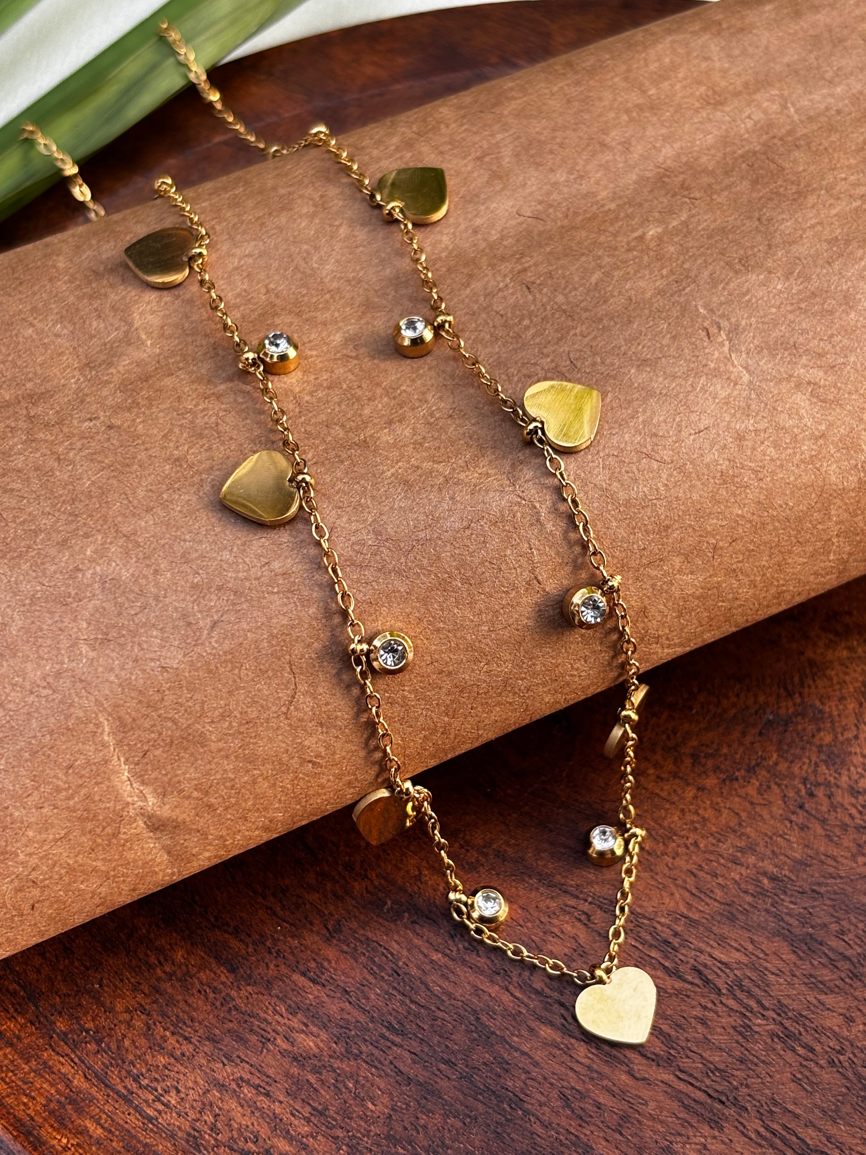 LITTLE HEART AD CHARM CHAIN NECKLACE