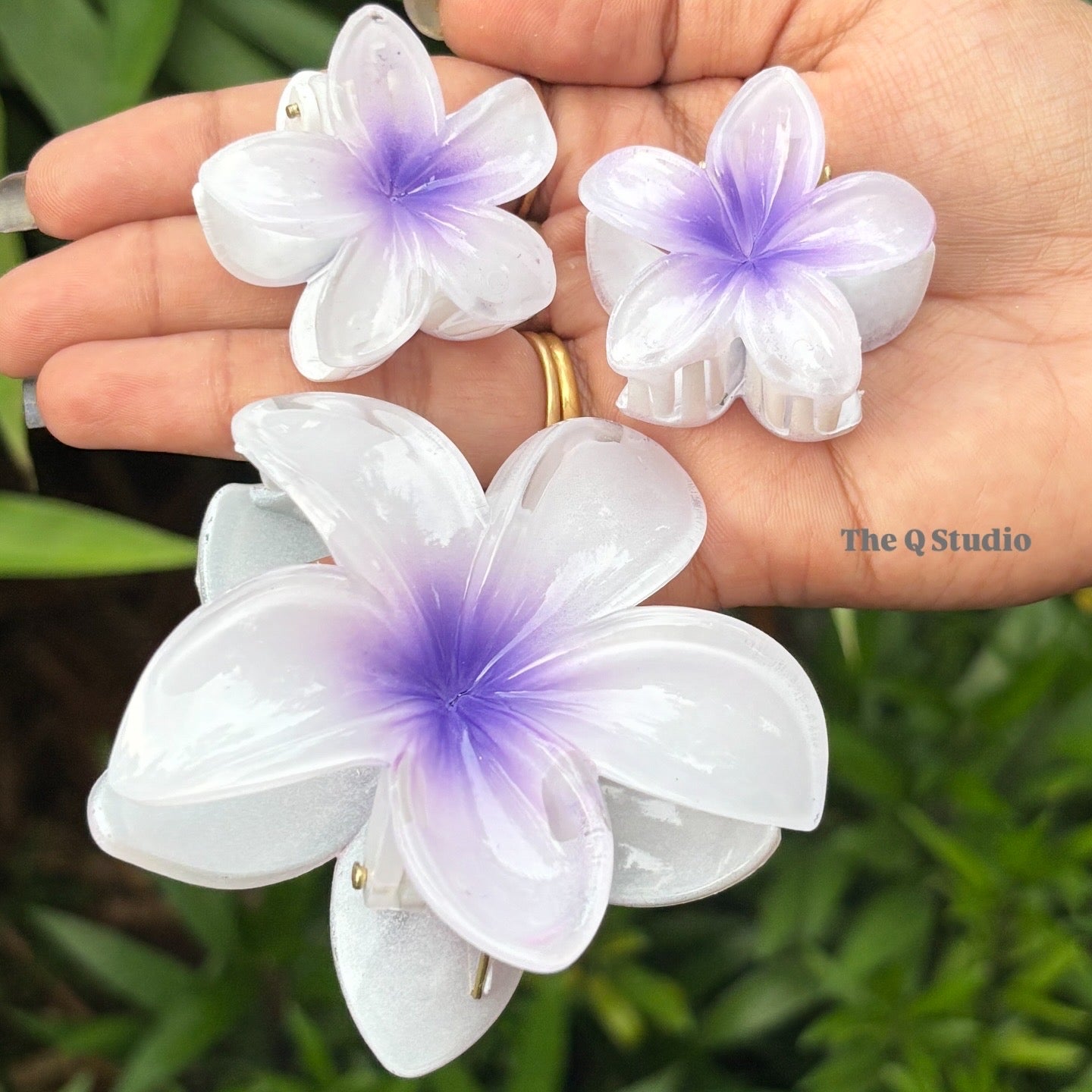 FLOWER CLAW CLIP COMBO
