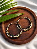 LEOPARD FLAME HOOPS