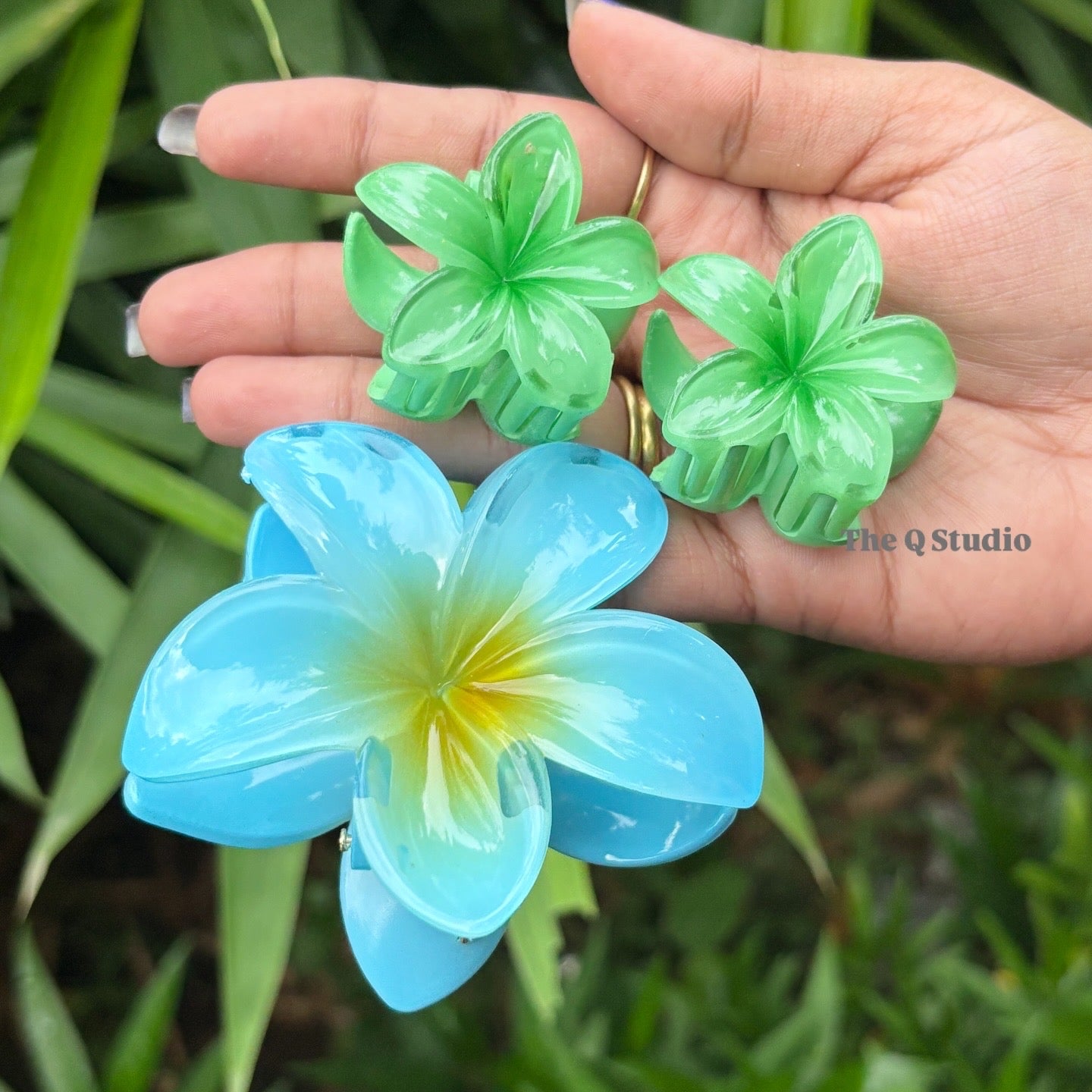 FLOWER CLAW CLIP COMBO
