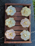 GOLDEN TOUCH ROSE HAIR CLIP