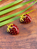 BERRY POP EARRING