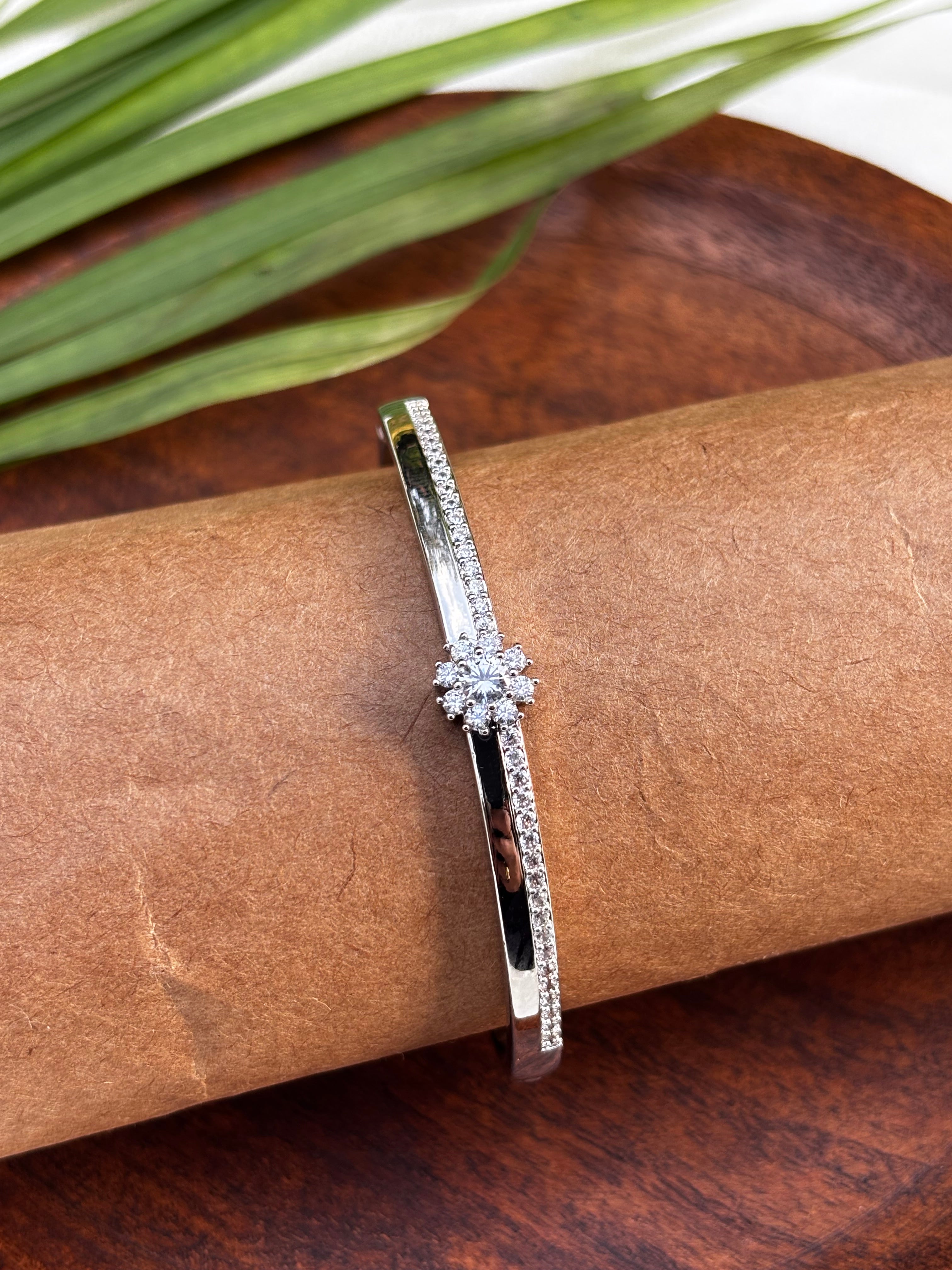 ANTITARNISH SILVER AD FLOWER KADA