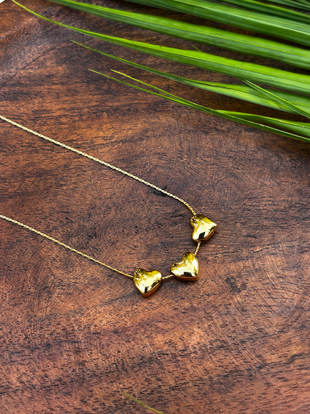 ANTITARNISH SMALL HEART SLICK CHAIN