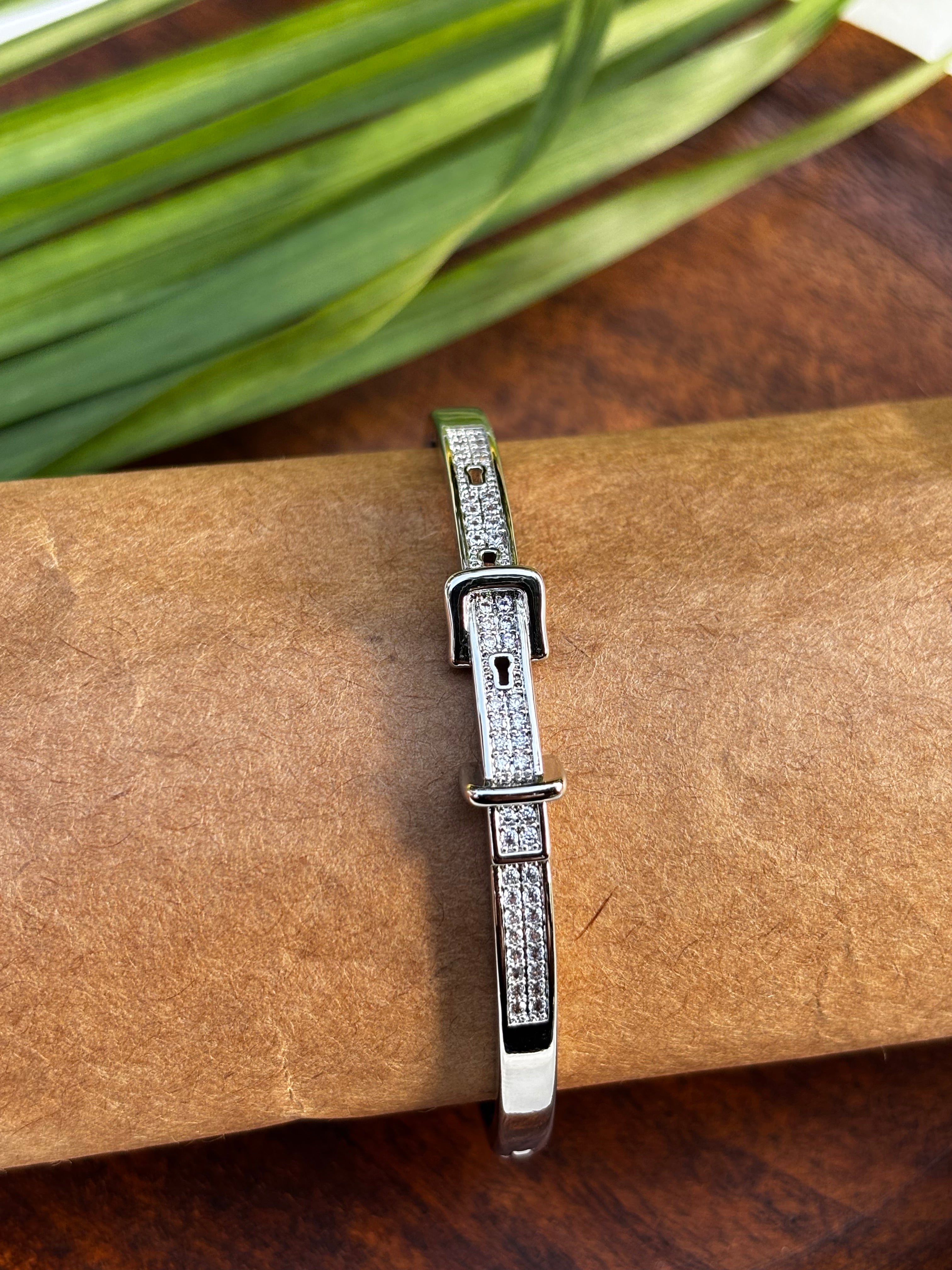 ANTITARNISH SILVER BELT DESIGN KADA