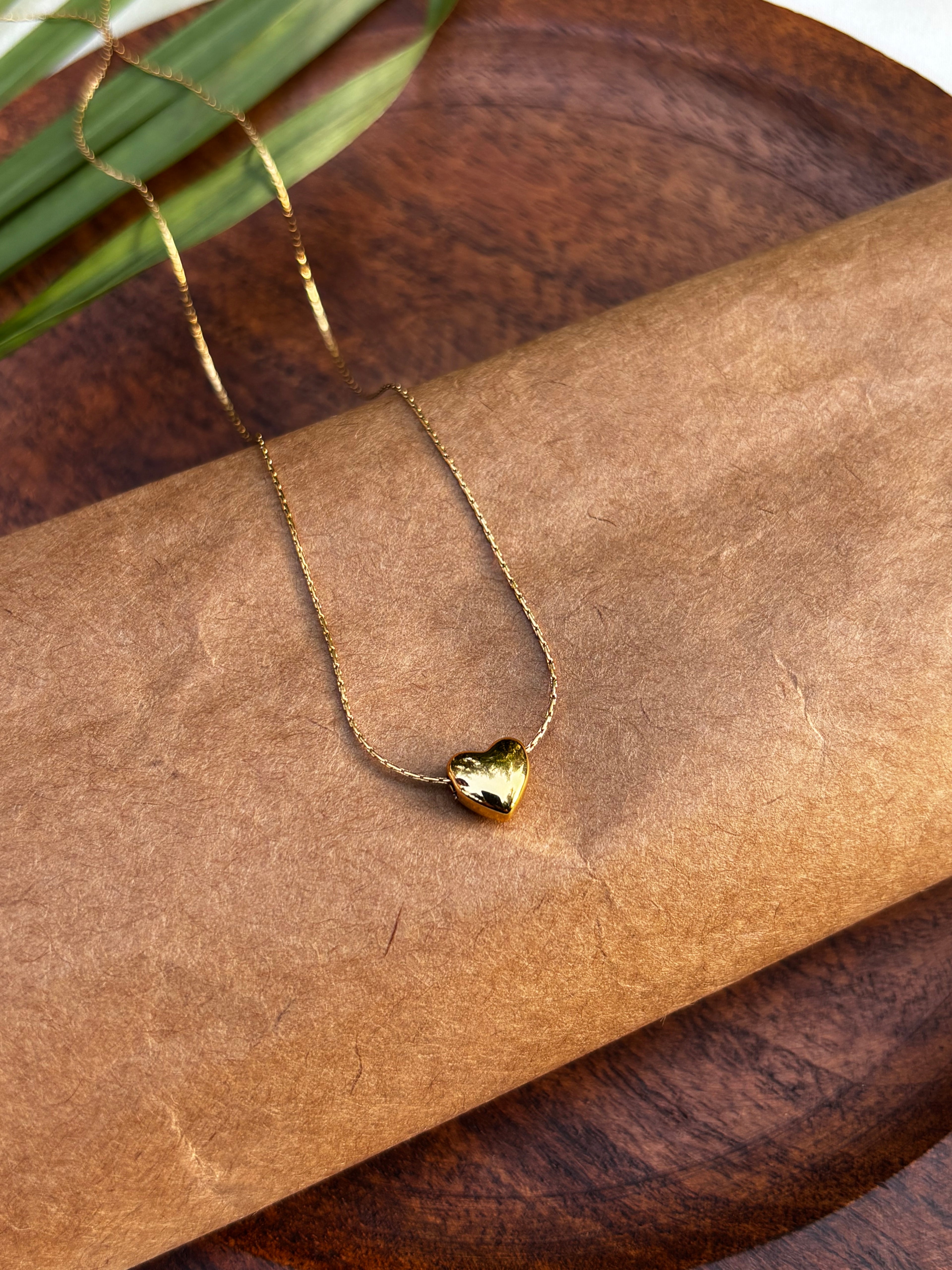ANYITARNISH SLICK CUTE HEART CHAIN