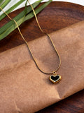 ANTITARNISH SINGLE HEART CHAIN
