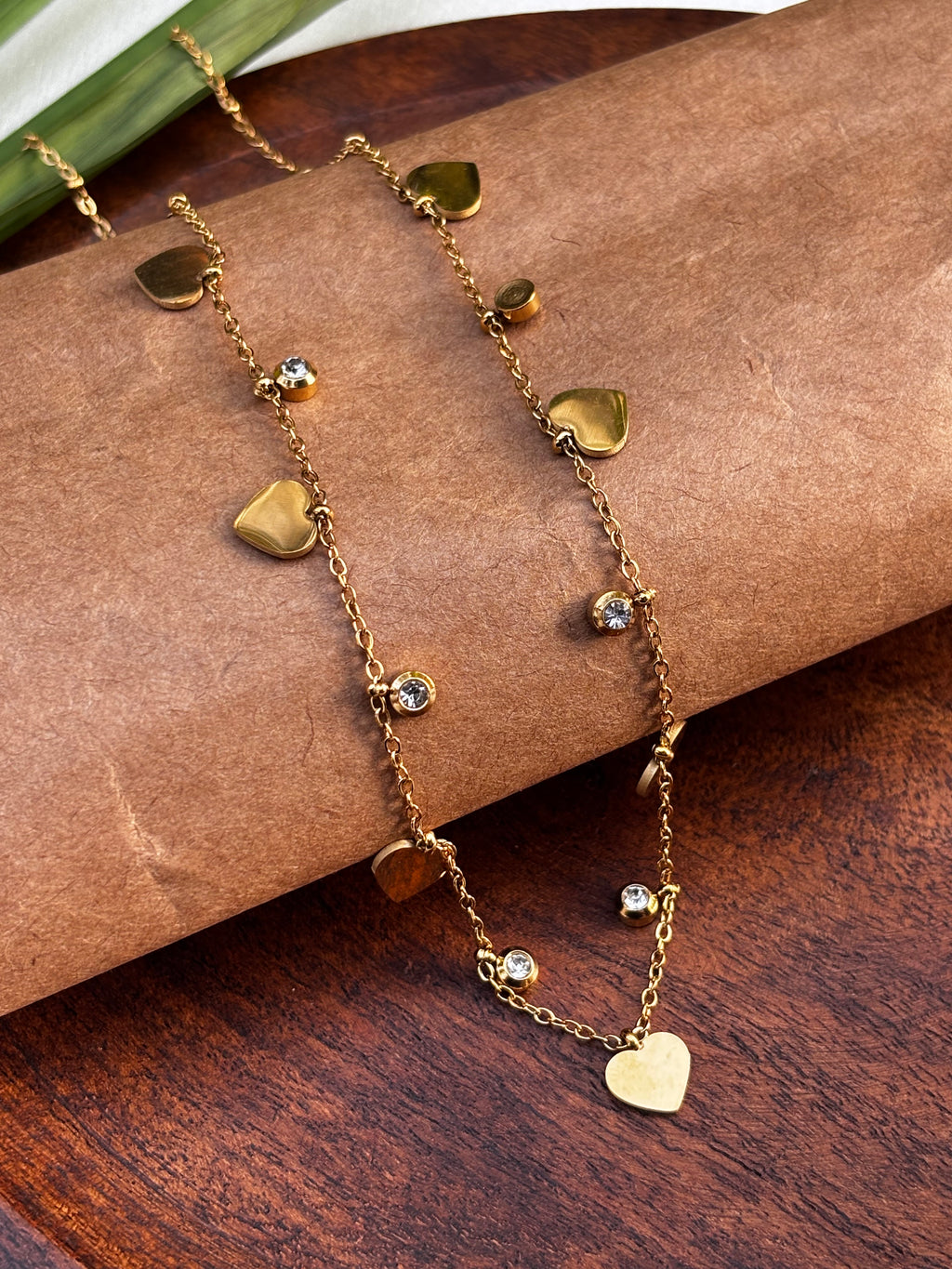 LITTLE HEART AD CHARM CHAIN NECKLACE