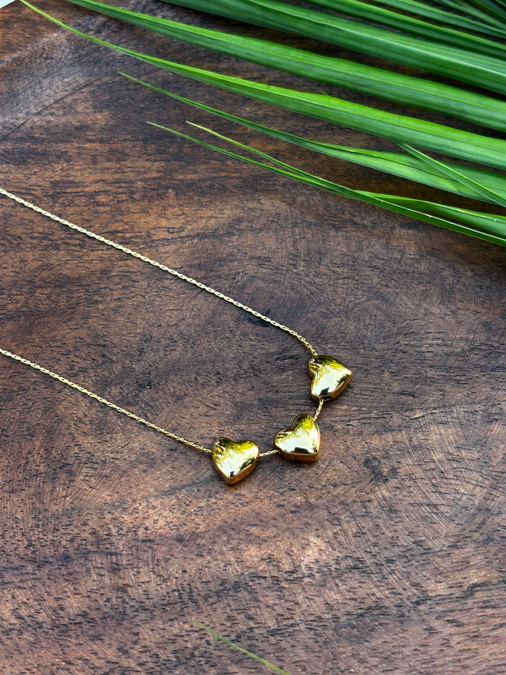 ANTITARNISH SMALL HEART SLICK CHAIN