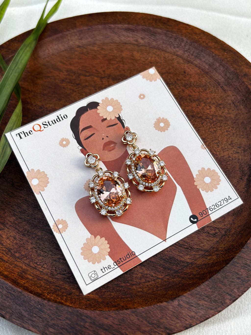 AMERICAN DIAMOND EARRINGS