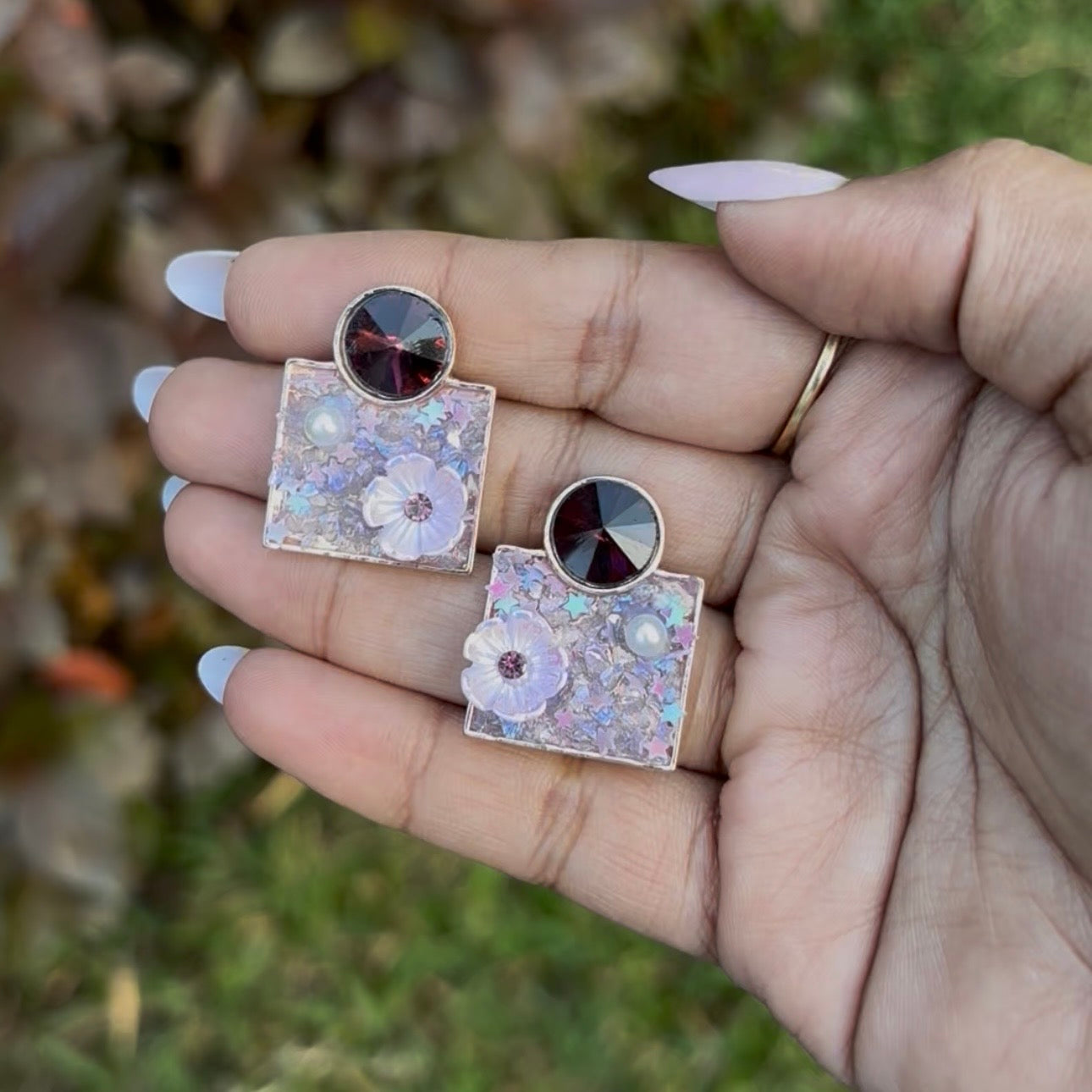 KOREAN EARRING (SQUARE SHAPED)