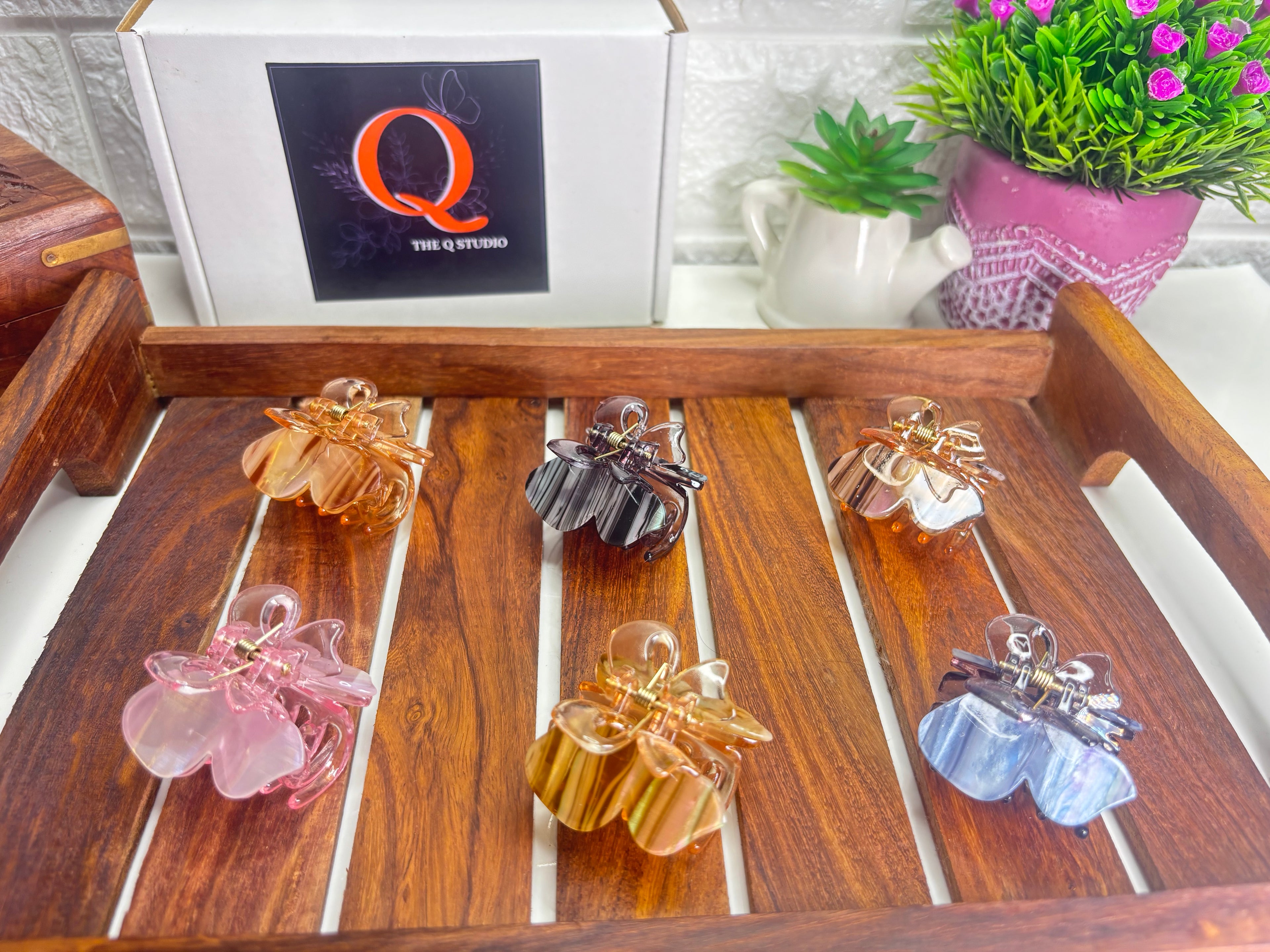 BUTTERFLY HAIR CLAW CLIP